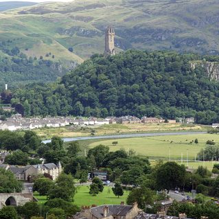 landscape image of the town of Stirling